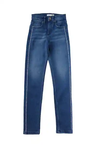 Jean Junior Skinny Cosmic 377 Niña Azul Talla 10 Años Ficcus