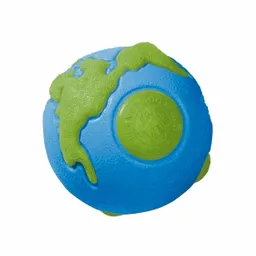 Planet Dog Pelota Planet Ball Azul Verde Large