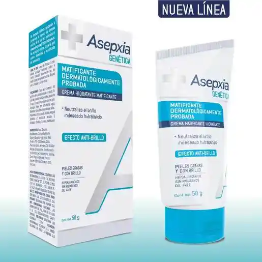 Asepxia Gen Crema Facial Hidratante y Matificante