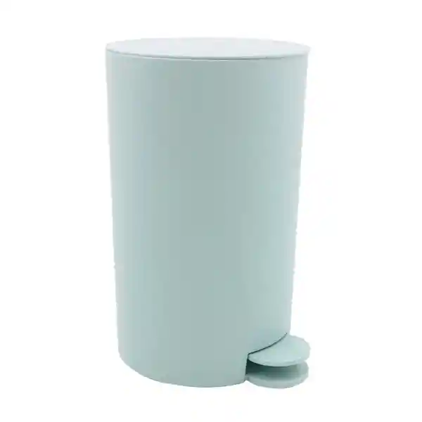 Vermont Basurero Plastico Celeste