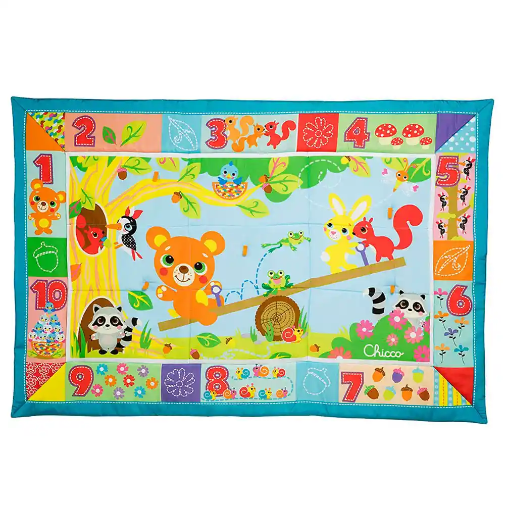 Chicco Alfombra de Juego Amigos Del Bosque XXL 135 x 90 cm