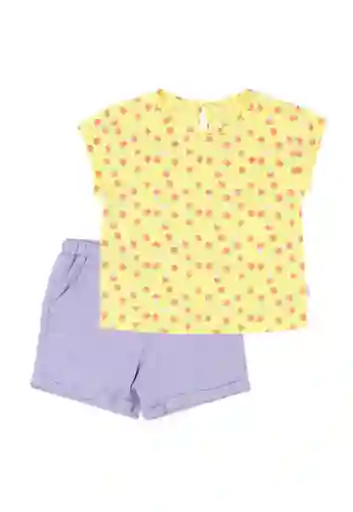 Conjunto Niña Day to Day Kids Amarillo 02 756