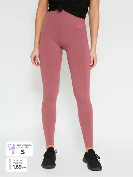 Revup Calza Seamless Mujer Burdeo S SS25