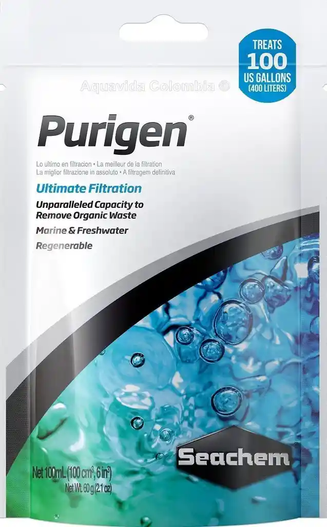 Purigen Material Filtrante