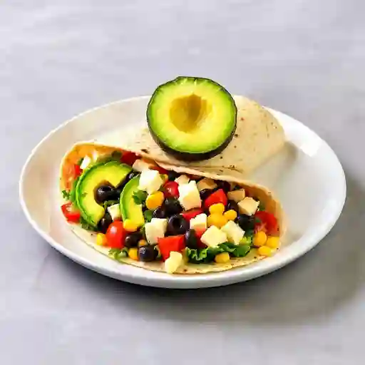 Wrap Vegetariano + 4 Ingredientes A Eleccion