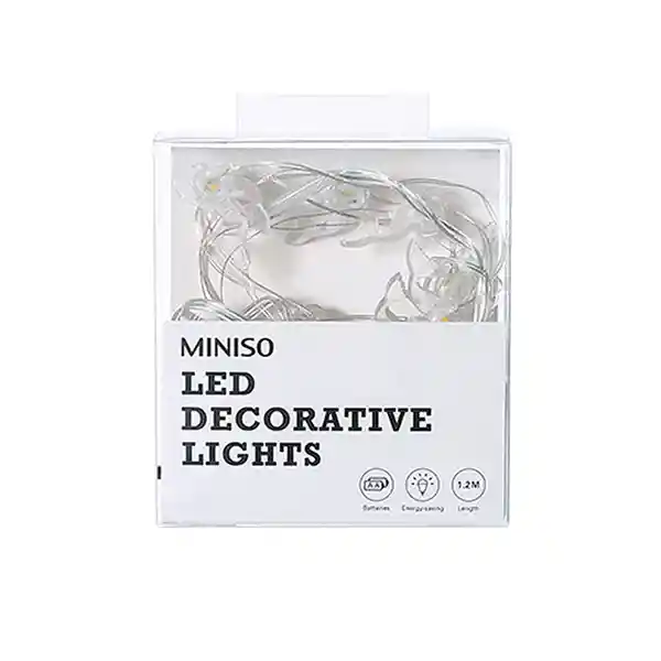 Luces Decorativas en Forma de Clip Mod 622010D 10 Focos Miniso