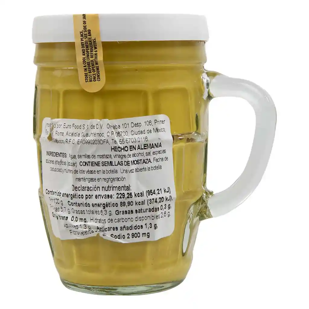 Kuhne Jumbo Impo Mostaza En Vaso Cervecero