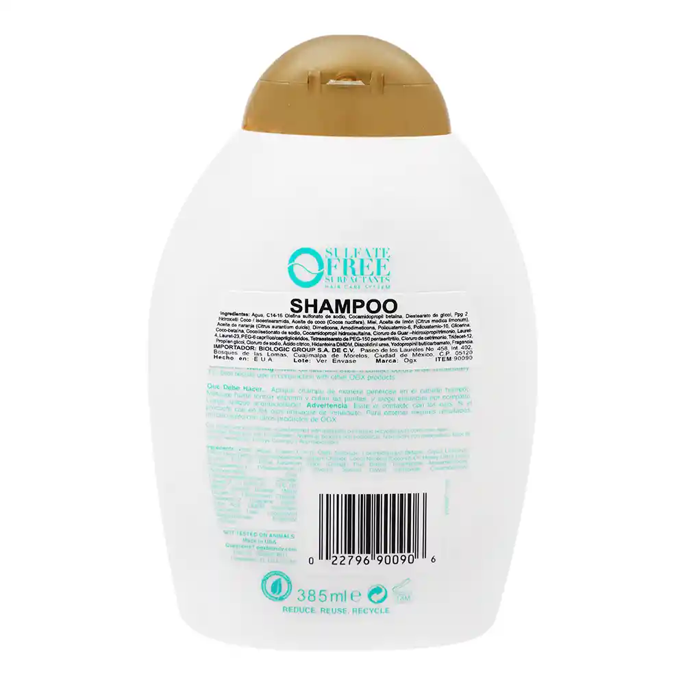 Organix: Shampoo Coconut Curls 385 Ml