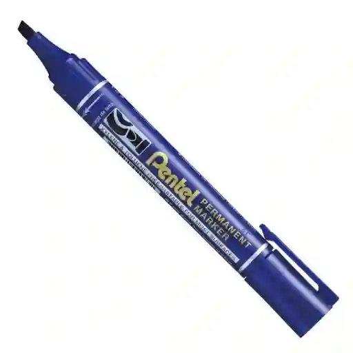 Pentel Marcador Permanente Biselado Azul N460