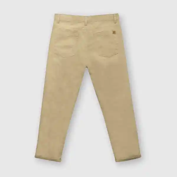 Pantalón Gabardina de Niño Khaki Talla 6A Colloky