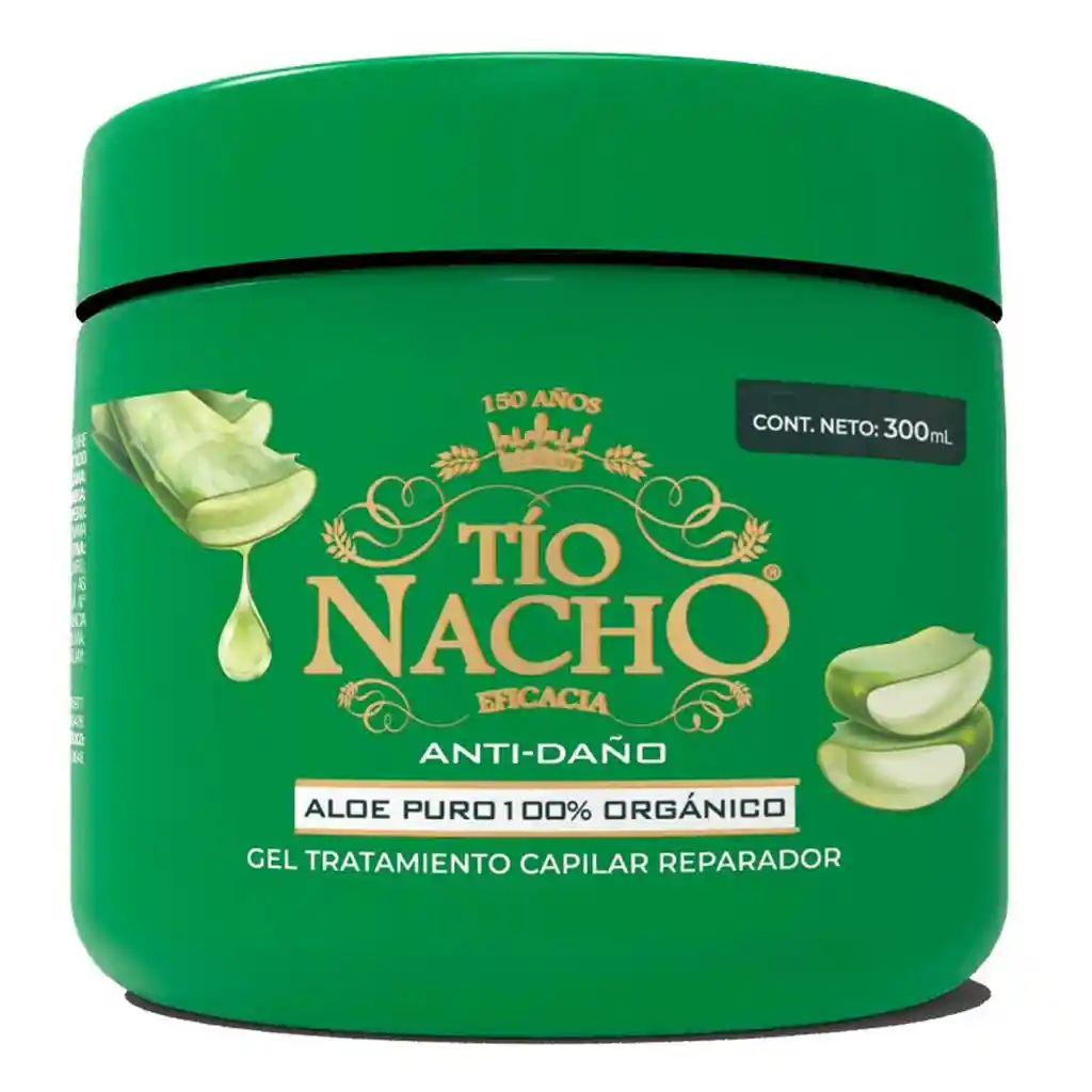 Tio Nacho Tratamiento Capilar Antidaño Puro Aloe Orgánico 300 Ml