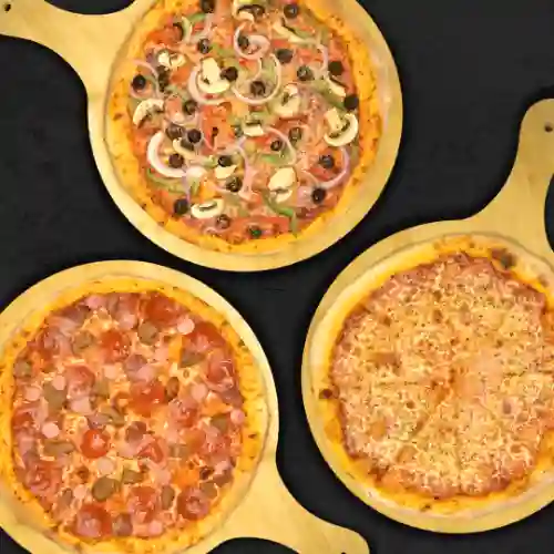 3 Pizzas Medianas