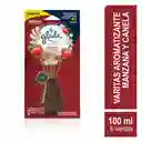 Aromatizante varitas difusoras Glade Varitas Manzana y Canela 100ml