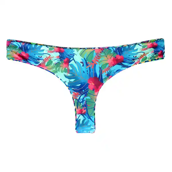 Bikini Calzón Colaless Reversible Turquesa Talla XL Samia