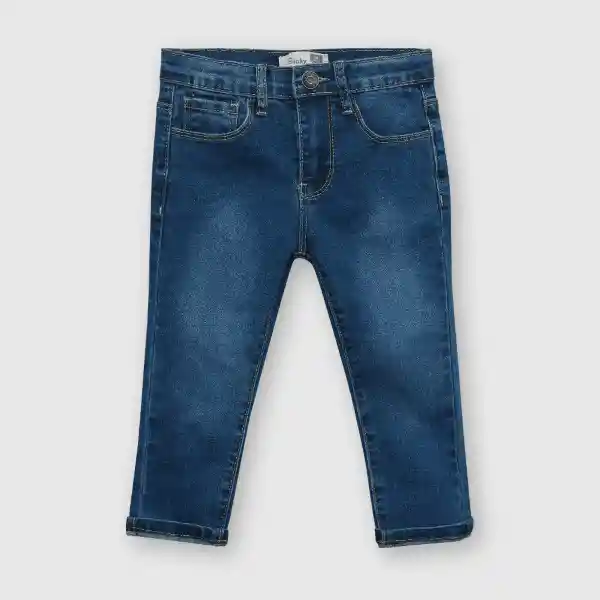 Jean Mezclilla de Bebé Niño Denim Talla 18/24M Colloky