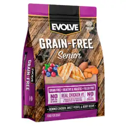 Evolve Dog Senior Grain-free Real Chicken X 6.35 Kg