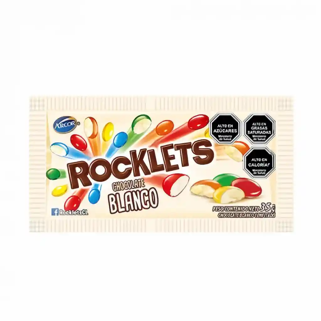 Rocklets Chocolate Blanco