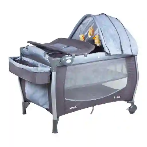 Infanti Cuna Playard Luna Grey Dots