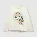 Polera Disney 100 de Niña Avena Talla 10A Colloky