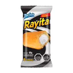 Marinela-Rayita Pastelito Relleno con Crema Sabor a Vainilla