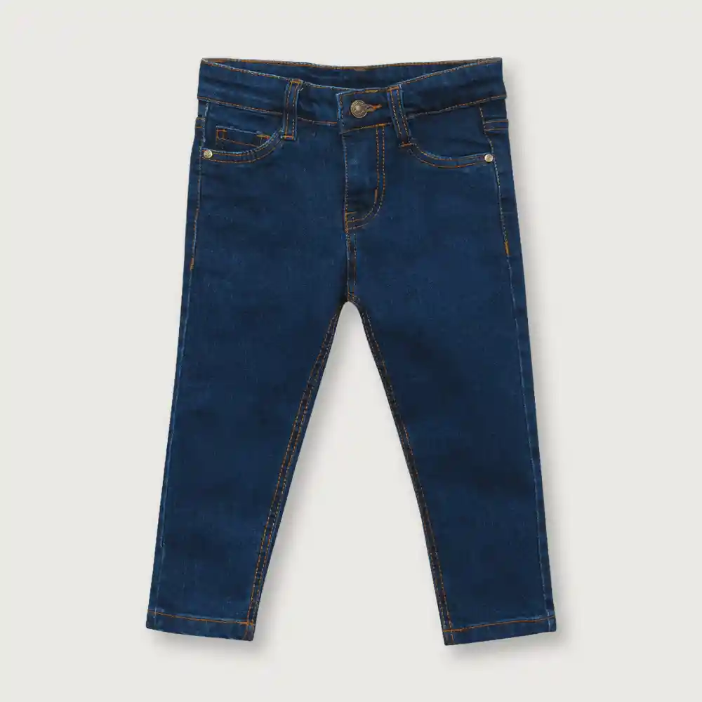 Jean De Niño Esencial Navy Talla 6m