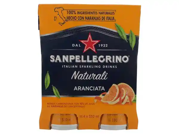 San Pellegrino Pack Agua Saborizada Aranciata