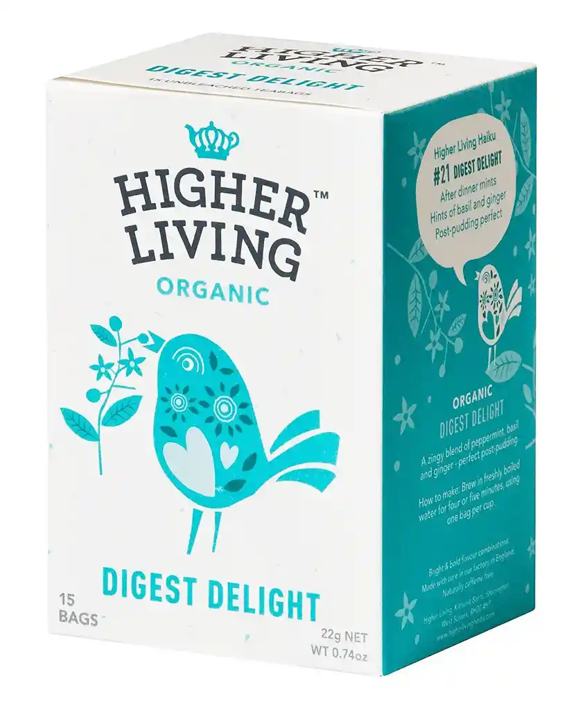 Higher Living Organic Infusiones Digest Delight