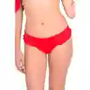 Bikini Calzón Con Vuelos a Los Costados Rojo Talla XL Samia