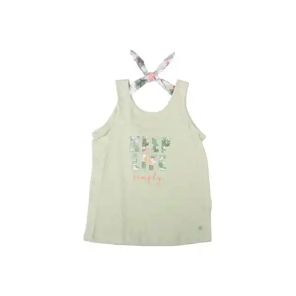 Polera Niña Verde Pillin 8 a