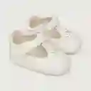 Zapatos Reina Bebé de Vestir Niña Blanco Talla 15 Opaline