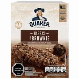 Quaker Barras de Brownie Sabor a Chocolate