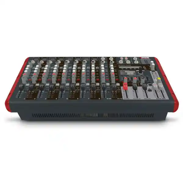 Novik Amplificador Mixer 8 Canales Usb 300WX2