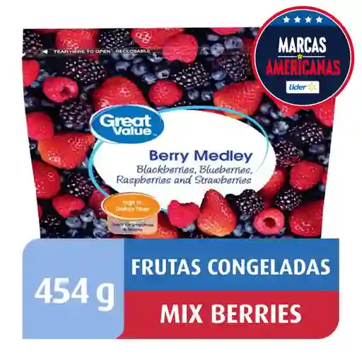 Great Value Frutas Congeladas Mix Berries