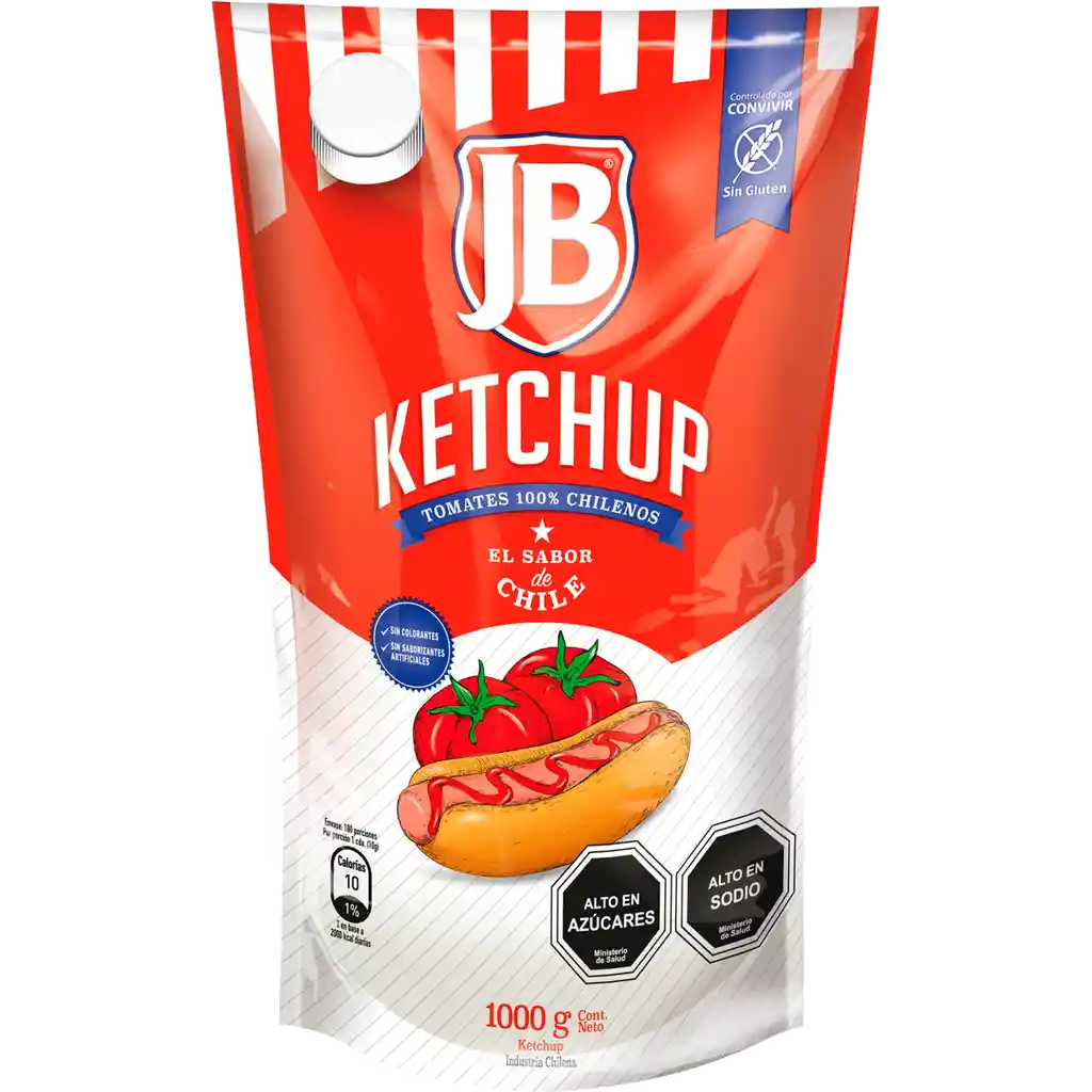 Jb Salsa de Tomate sin Gluten