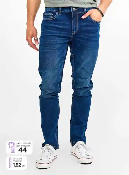 Jeans Hombre Index Skinny Talla 42