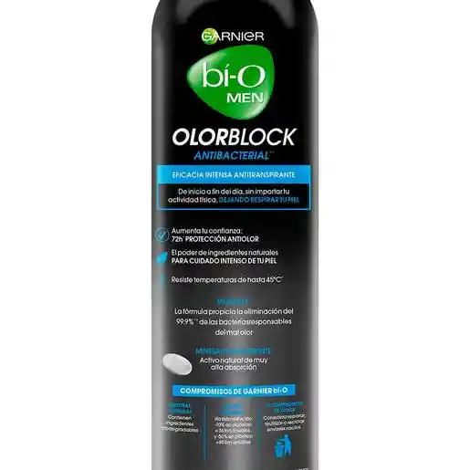 Garnier-Bi-O Desodorante Antibacterial Olorblock 2 en Spray