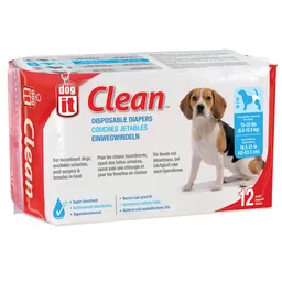 Dog it Clean Pañal Desechable para Perro Talla X-L