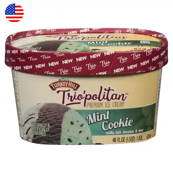 Helado T Hill Prem Tri Mint Cookie