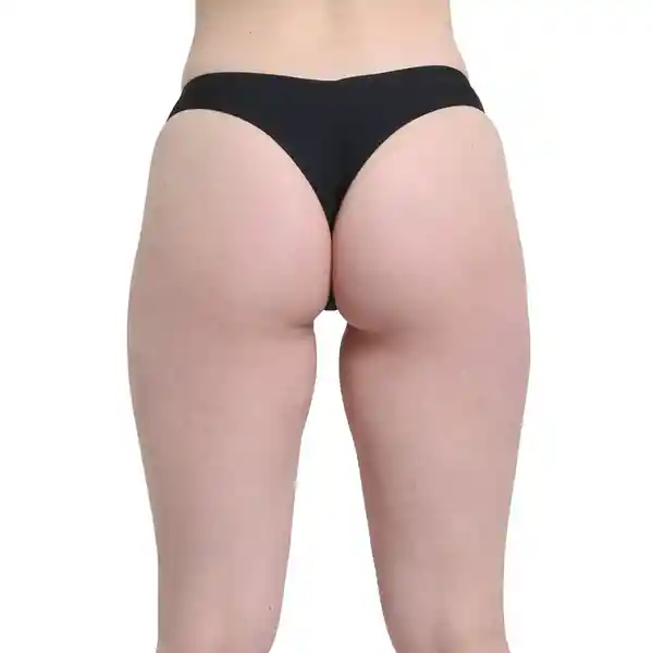 Bikini Tanga Cadera Alta Negro Talla S Samia