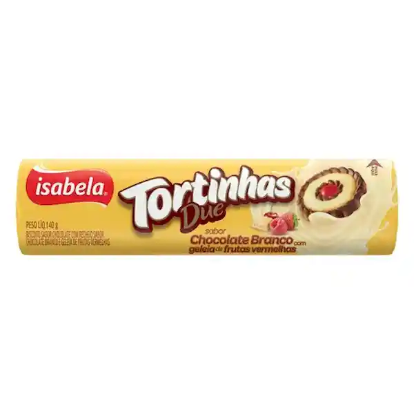 Isabela Galleta Tortinha Due Chocolate Blanco Frutos Rojos