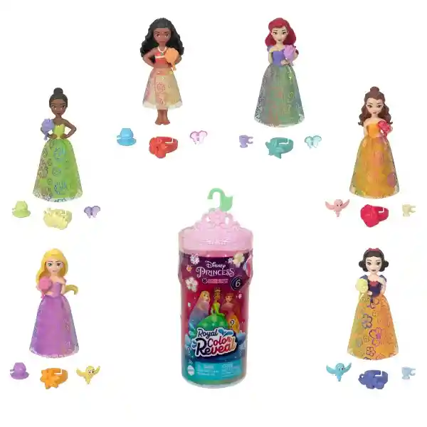Mattel Disney Princesas Color Reveal Fiesta Floral