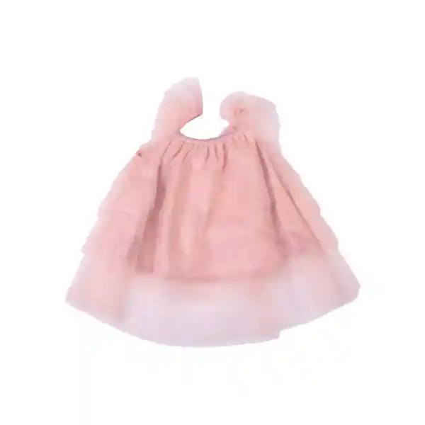 Vestido Bebe Niña Damasco Palido Pillin 12 M