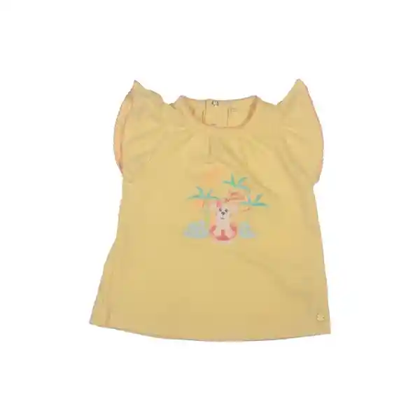 Polera Bebe Niña Vainilla Pillin 6 M