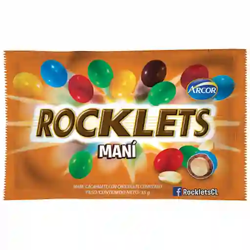 Rocklets Chocolate con Maní Colores Surtidos