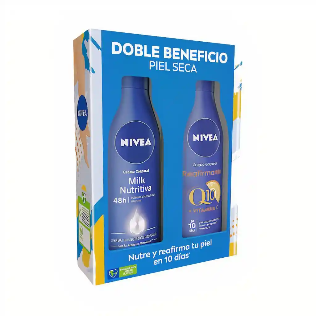 Nivea Crema Corporal Milk Nutritiva + Q10 Reafirmante