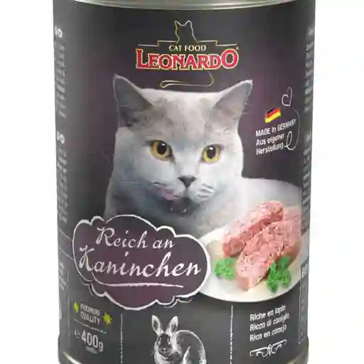 Leonardo Alimento para Gato con Sabor a Conejo Premium Quality