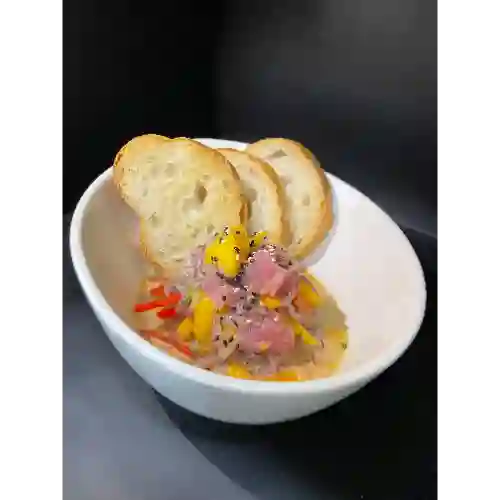Ceviche Salmón Camaron