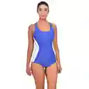 Traje de Baño Deportivo Corte Clásico Azul Talla L Samia