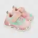 Zapatillas Luces Tye Dye de Niña Light Pink Talla 27 Colloky