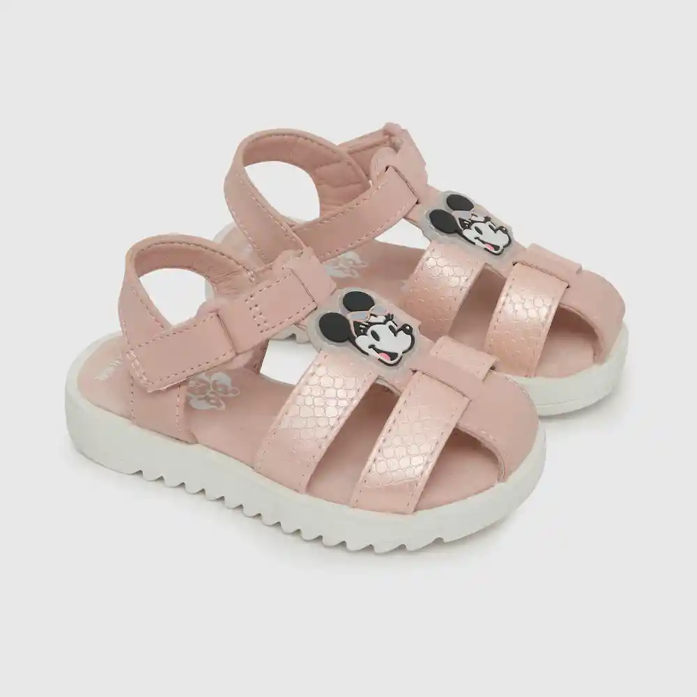 Sandalias Disney De Niña Rosado Talla 26